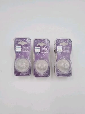  Lot of 3 -Philips Avent 4pk Natural Response Bottle Nipple - Flow 2 - 0 Months+ - Image 1 of 3