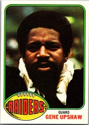 1976 Topps- Football #295 Gene Upshaw Oakland Raiders  - Image 1 of 2