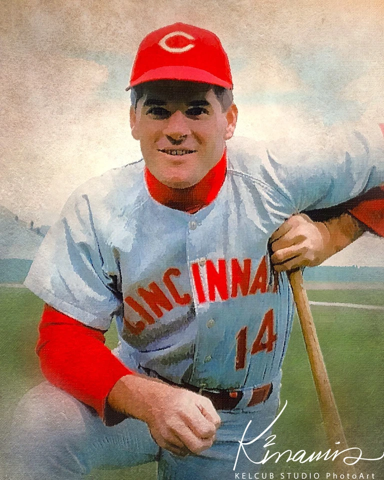 Baseball PhotoArt Collectible Stars HOF MVP Various Size Judge Rose Aaron Banks - Image 1 of 4