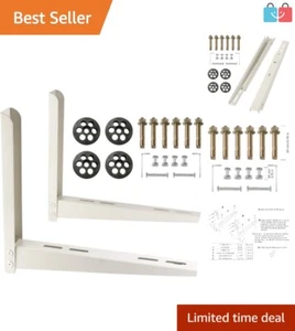 Elevated Mini Split AC Mounting Brackets with Noise Reduction - 18000-24000 BTU - Picture 1 of 9