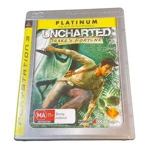 Uncharted Drakes Fortune Playstation 3 PS3 - Complete With Manual - Picture 1 of 4