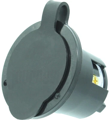 Cubierta impermeable enchufe receptáculo entrada generador brida 30A L14-30FI L1430P Foto 1 de 4