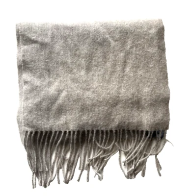 BUFANDA CUELLO RECTANGULAR HOMBRE NORDSTROM SHOP BEIGE 100% LANA Foto 1 de 2