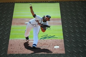ATLANTA BRAVES #48 IAN ANDERSON SIGNED AUTOGRAPHED 11X14 PHOTO JSA WITNESS - Picture 1 of 1