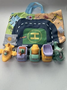 Take Along Vehicle Play Set -cars, Jet, Helicopter - Picture 1 of 7