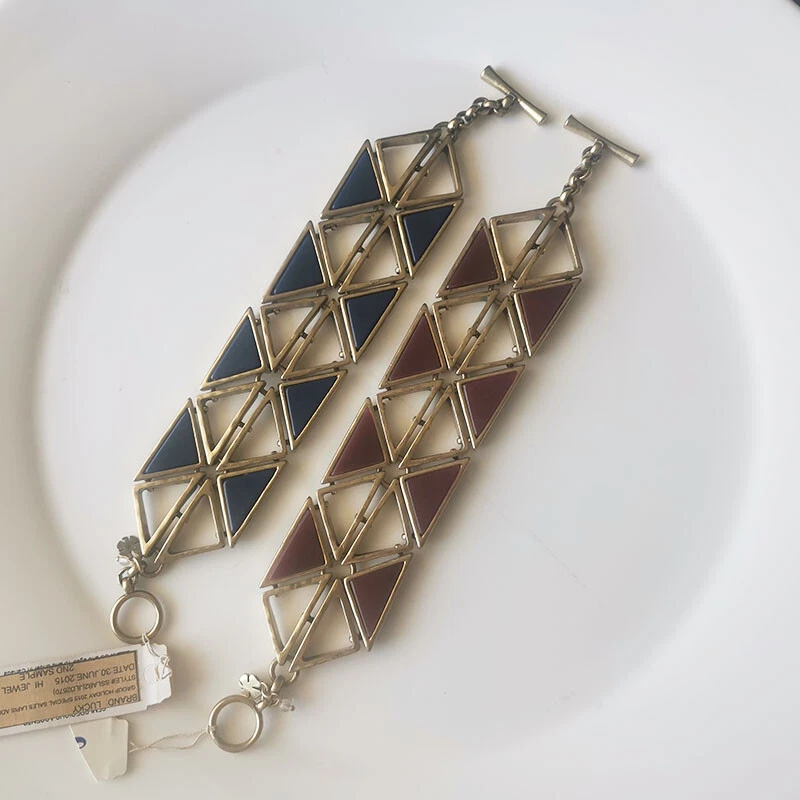 Nuevo 7.5" Lucky Brand Pulsera Floral Regalo Vintage Mujeres Joyería 2 Colores Elegidos Foto 1 de 4