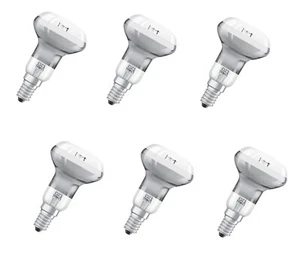6x OSRAM LED Star R50 60° Reflektor 1,6W = 12W E14 warmweiß EEK:F (Spektrum A-G) - Bild 1 von 3