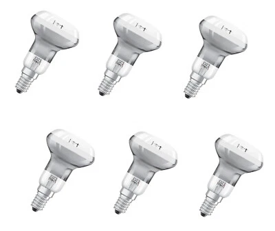 6x OSRAM LED Star R50 60° Reflektor 1,6W = 12W E14 warmweiß EEK:F (Spektrum A-G) - Bild 1 von 3
