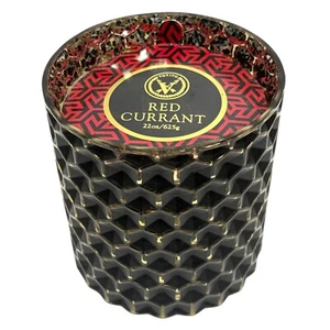 Votivo Aromatic Red Currant Candle Luxury Glass Jar 22oz Large Made in USA New - Picture 1 of 3