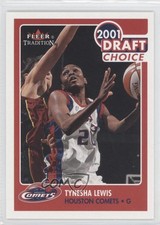 2001 Fleer Tradition WNBA Tynesha Lewis #174 Rookie RC