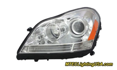 Conjunto de farol de halogênio lateral esquerdo TYC para Mercedes Benz GL Class 2007-2012 - Imagem 1 de 3