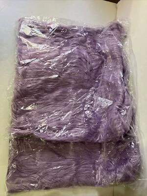 Fundas de almohada decorativas Mainstays Flokati, 17"x17", lavanda - JUEGO DE DOS Foto 1 de 4