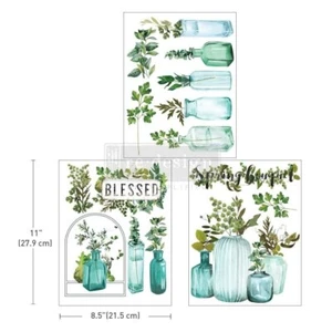 NEW Re-Design by Prima Decor Transfers Vintage Greenhouse - Picture 1 of 4