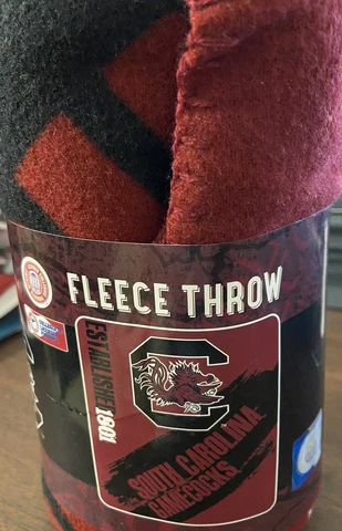 South Carolina Gamecocks Est 1801 NCAA Northwest 50 x 60 Fleece Throw  C Cover