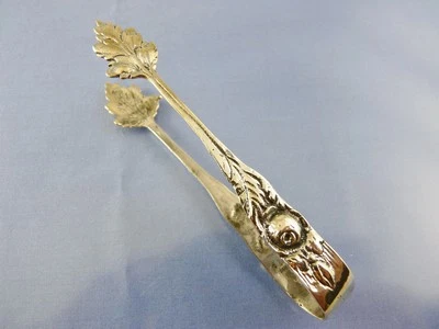 unknown ROSE SUGAR TONGS SILVER BY unknown maybe Norway - Image 1 of 4