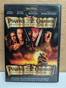 Pirates of the Caribbean: The Curse of the Black Pearl (2 Disc DVD, 2003) - Picture 1 of 4