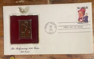 W. C. FIELDS The Performing Arts Series 1980 Issue Gold Stamp USA 15¢ SEALED - Picture 1 of 11