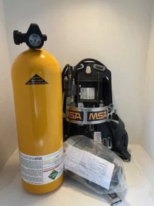 MSA INDUSTRIAL FIREHAWK 2.2 W/ 30 MIN ALUMINUM CYLINDER & ULTRA ELITE FACEPIECE - Bild 1 von 2