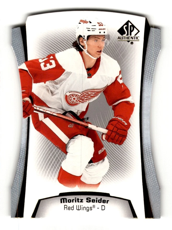 2021-22 SP Authentic Die Cuts Moritz Seider Rookie #DC-19 - Image 1 of 2