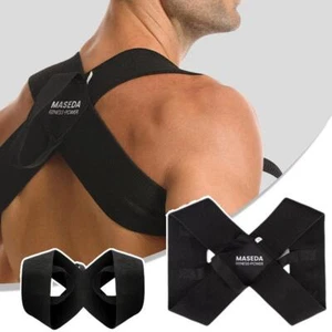 Adjustable Back Posture Corrector Brace Supports Belt γν Shoulder B Back Z9 CS - Picture 1 of 20