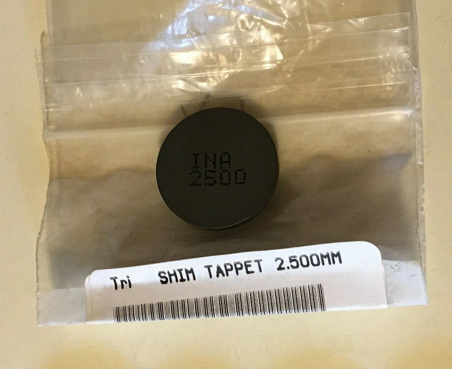 Triumph OE Shim Tappet 2.500mm X4 Rocket Tiger Trident Trophy More 1130250-t0301 - Imagem 1 de 1