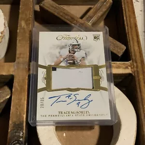 Trace McSorley 2019 Panini Flawless 2 Color Patch Auto RPA /25 RC Rookie - Picture 1 of 2