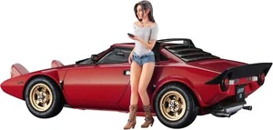 Hasegawa 1/24 Lancia Stratos HF Stradale con figurina ragazza italiana mod plastica - Foto 1 di 7