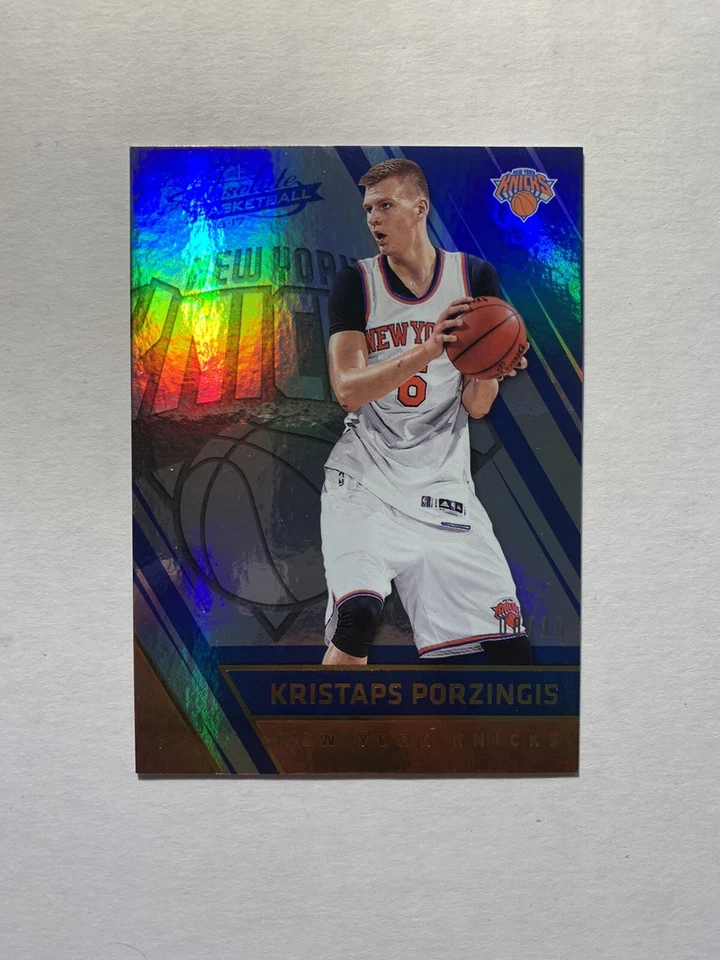 2016-17 Panini Absolute Spectrum Gold #51 Kristaps Porzingis /10 New York Knicks - Image 1 of 1