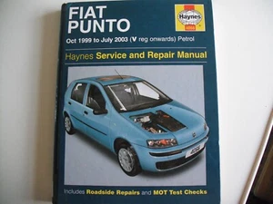 Fiat Punto Petrol Oct1999-July2003 Haynes Repair Manual - Picture 1 of 7