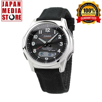 CASIO WAVE CEPTOR WVA-M630B-1AJF Black Dial Tough Solar Atomic Radio Men Watch - image 1 of 4