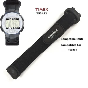 Timex Replacement T53422 Ironman 30 Lap - Touch Fastener 14/20mm - For To T53401 - Picture 1 of 1