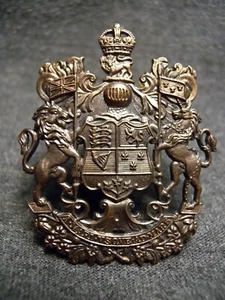CANADIAN ARMY - OFFICERS OF THE GENERAL LIST PRE WWII CAP BADGE S.28 BRONZE - Picture 1 of 8