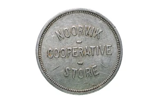 Noorvik Alaska, Cooperative Store Aluminum Token, $0.50 In Trade - Picture 1 of 2
