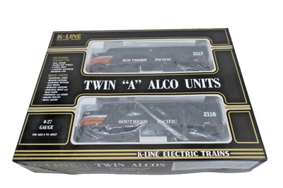 K-Line Southern Pacific Alco Twin Set – K-2116 Powered & K-2117 Dummy O Scale - Image 1 of 4