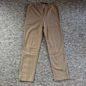 Robell Marie Trousers Womens Size UK14 Brown Pull On Stretch Ankle Straight - Picture 1 of 7