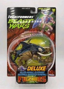 TRANSFORMERS BEAST WARS HERO MAXIMAL 'TORCA'  DELUXE FUZORS 1998 HASBRO Rare New - Picture 1 of 14