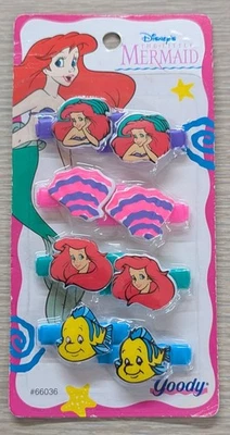 Vintage 1992 Goody Disney's The Little Mermaid Barrette Clips #66036 - Image 1 of 4