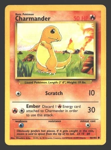 Charmander Base Set #046/102 Pokemon Common - Bild 1 von 2