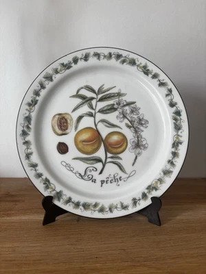 Vintage Assiette À Dessert Asta West Germany « La Pêche » - Photo 1/4