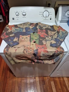 Spektakuläre Wollmischung Xl Kätzchen Katze Strickjacke Air Brushed Bezaubernd - Bild 1 von 10