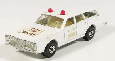 MATCHBOX 55 73 MERCURY COMMUTER POLICE ESTATE CAR EARLY SHIELD LABELS SF BZG - Image 1 of 4