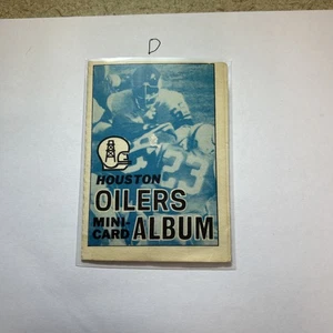 1969 Topps Mini-Cards Stamp Albums Houston Oilers Team #21 - Bild 1 von 2