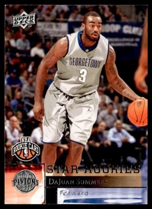 2009-10 Upper Deck Star Rookies DaJuan Summers Rookie #206 - Picture 1 of 2