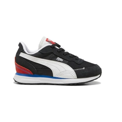 Zapatillas informales negras con cordones PUMA Road Rider para niños pequeños 39729102 Foto 1 de 4