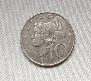Umlaufmünze 10 Schilling Republik Österreich 1974 - Bild 1 von 2