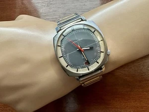 Vintage 70s Bulova Accutron CK TV Tuning Fork 2181 Men's Watch Selling Untested - Picture 1 of 9