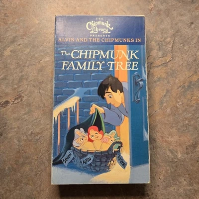 ALVIN AND THE CHIPMUNKS THE CHIPMUNK FAMILY TREE Chipmunk Library 1983 VHS Tape - Image 1 of 4