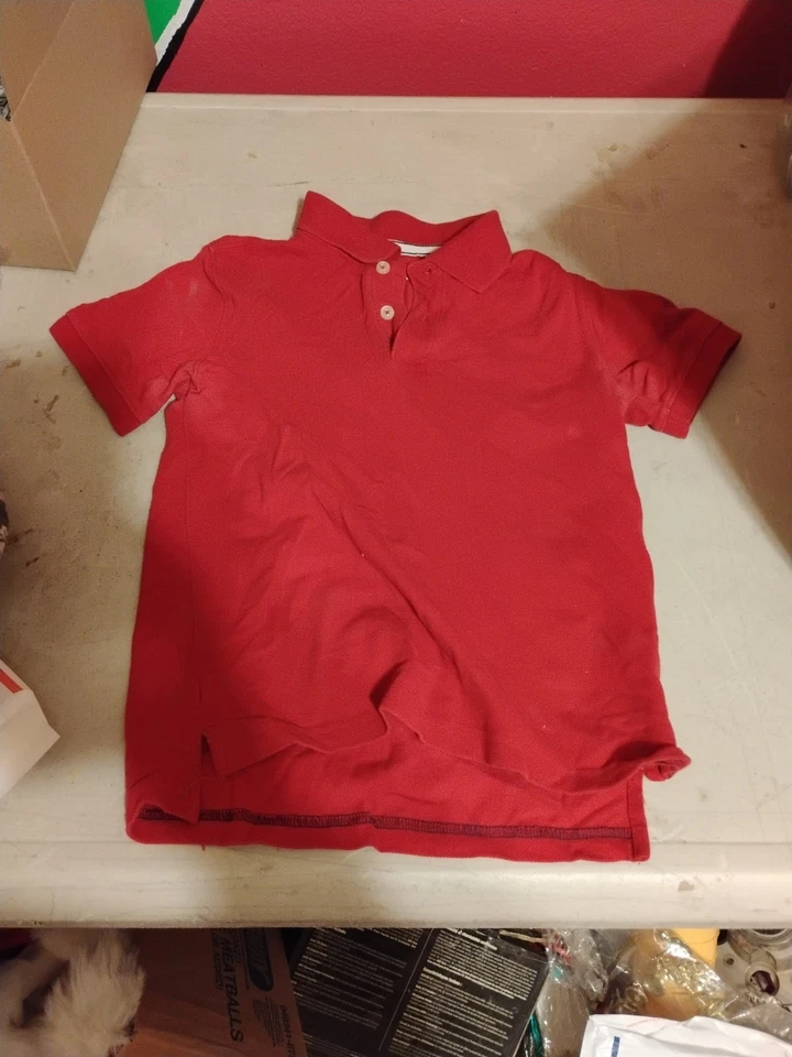 Camisa Old Glory roja de algodón S para niños Foto 1 de 3