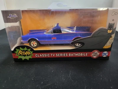 Jada Hollywood Rides 1:32 Batman Classic TV Series Original Blue NEW NEAR MINT - Image 1 of 3