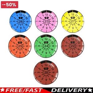 Deutsches Kennzeichen Abgas Und Prüfa ufkleber 1Set（2pcs）-☼ - Picture 1 of 17